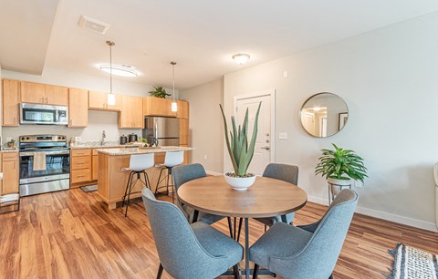 Dominium-Crossroad Commons-Dining Room and Kitchen at Crossroad Commons, Texas, 78653
